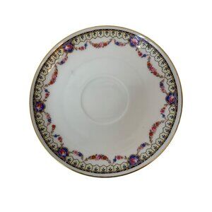 Vintage antique porcelain saucer plate Edelstein Bavaria Multiple 5.5" K10080